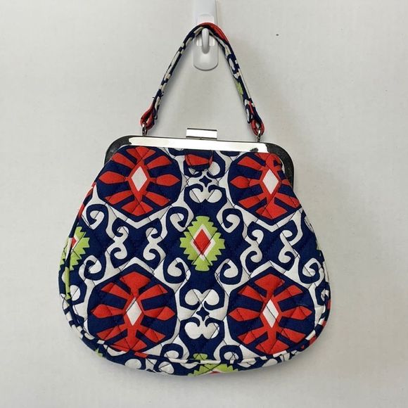 Vera Bradley Mini Frame Crossbody. Sun Valley Print. - Picture 1 of 15